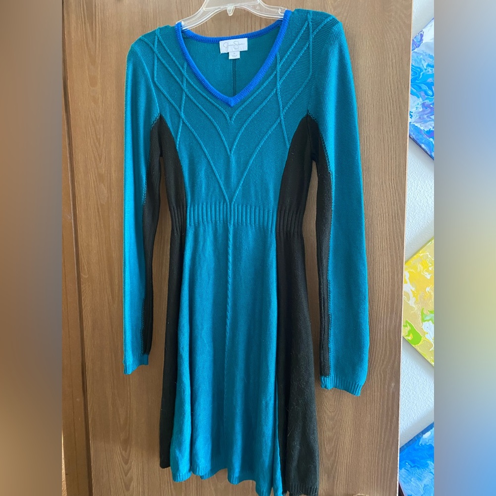 Jessica Simpson a line knit dress.